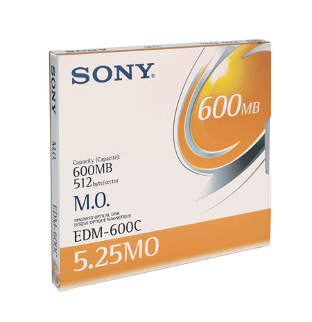 SONY DISCO 5,25 CAPACIDAD 600MB 512B/SECTOR