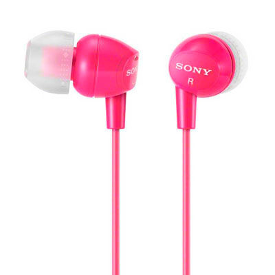 AURICULARES DE BOTON INTRA AURAL 1,2 METROS ROSA SONY