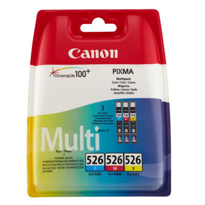 CANON CLI526 PACK C-M-Y.