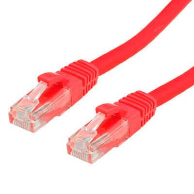 LATIGUILLO RJ45 1 M. CAT.6 UTP AWG 24 CCA LIBRE DE HALOGENO ROJO VALUE