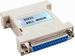 ADAPTADOR NULL MODEM DB25 HX2