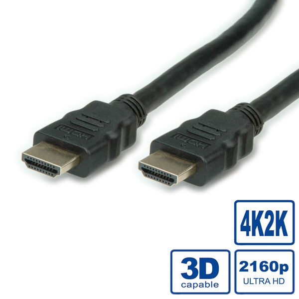 CABLE HDMI 2.0 1 M.ULTRA HD (4K2K) CON ETHERNET M/M 3480x2160 60 HzVALUE-gallery-thumb-0