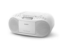 SONY RADIOCASETTE PORTATIL CD, SINTONIZADOR FM/AM, ENTRADA DE AUDIO  MP3 BLANCO