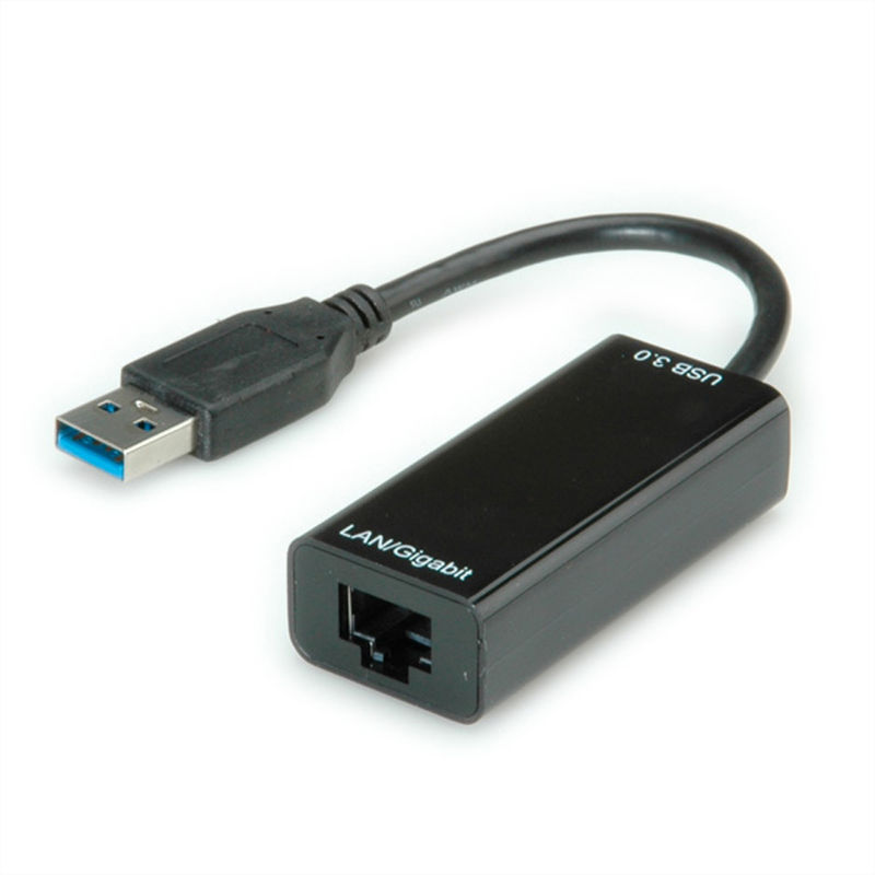 CONVERTIDOR USB 3.2 GEN 1 (USB 3.0) A ETHERNET GIGABIT 10/100/1000 VALUE