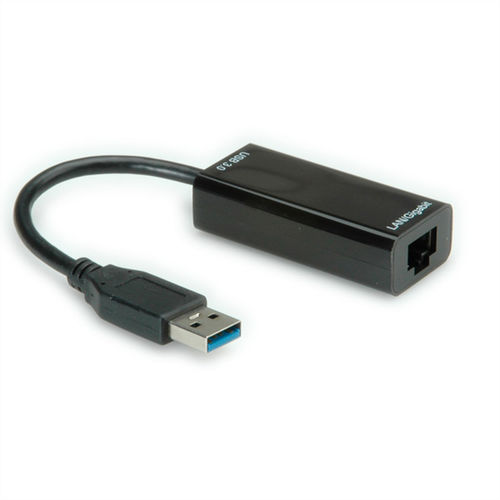 CONVERTIDOR USB 3.2 GEN 1 (USB 3.0) A ETHERNET GIGABIT 10/100/1000 VALUE
