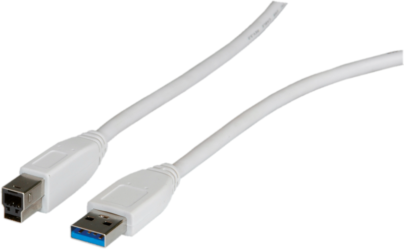 CABLE USB 3.0 0,8 M. A-B BEIGE STANDARD