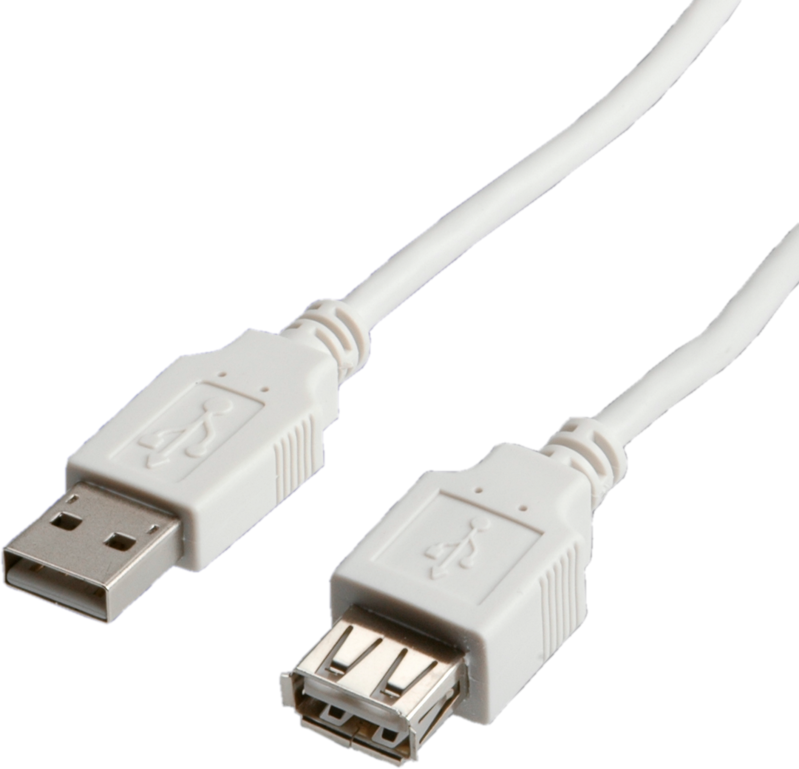 CABLE USB 2.0 1,8 M. A M/A H BEIGE STANDARD