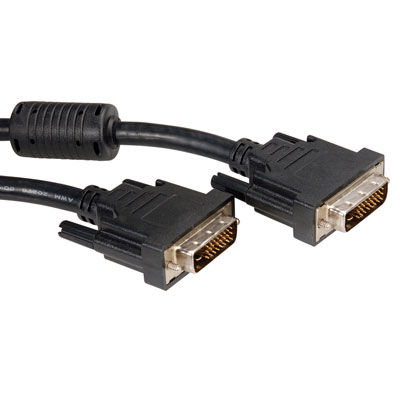 CABLE DVI 10 M. DVI M/DVI M DUAL LINK (24+1) ROLINE