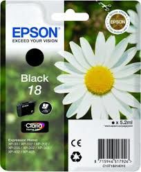 CARTUCHO EPSON EXPRESSION HOME XP/105/205/305 Nº 18