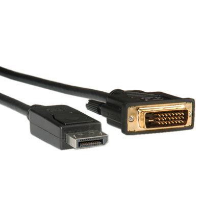 CABLE DISPLAYPORT 3 M. DP M/DVI  M ROLINE