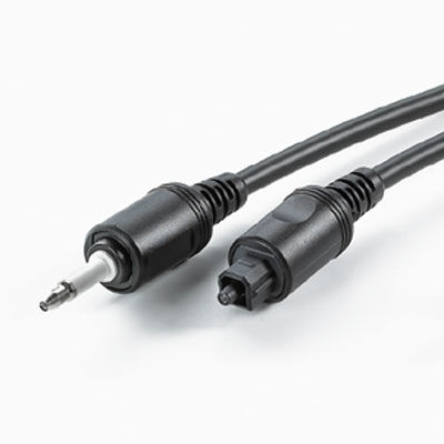 CABLE TOSLINK 1 M. M / 3,5 MM  M