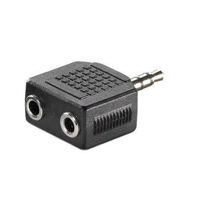 ADAPTADOR 3,5 ESTEREO M/2X3,5 ESTEREO H