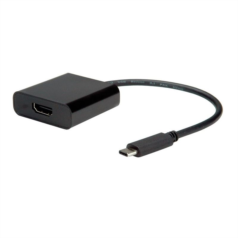 CONVERTIDOR USB3.1 C - HDMI, M/H, 4K2K@60Hz NEGRO VALUE-gallery-thumb-0