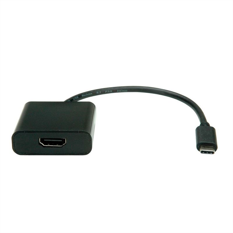 CONVERTIDOR USB3.1 C - HDMI, M/H, 4K2K@60Hz NEGRO VALUE-gallery-thumb-3