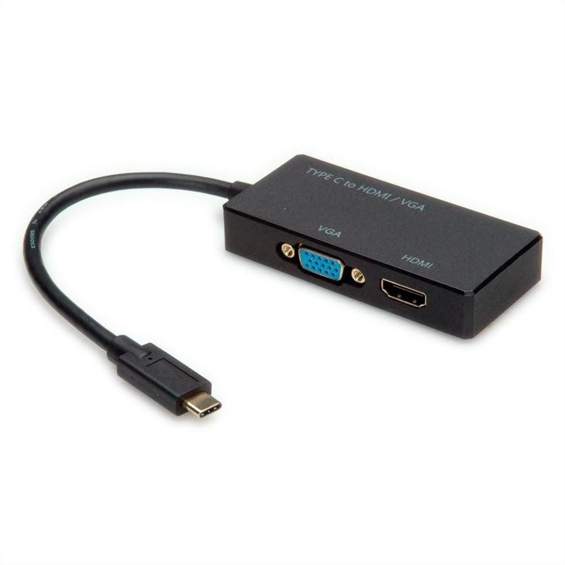 CONVERTIDOR USB3.1 C - HDMI/VGA NEGRO VALUE-gallery-thumb-1