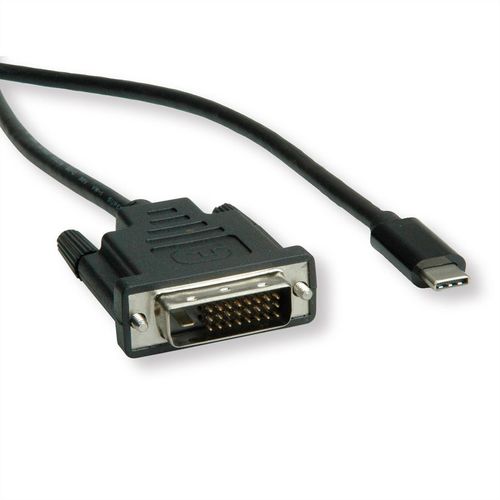 CABLE USB TIPO C - DVI M/F, NEGRO , 1.0 m