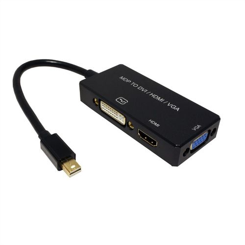 VALUE Mini DisplayPort - DVI/DP/HDMI Adapter, Mini DP M - DVI/DP/HDMI F, v1.2