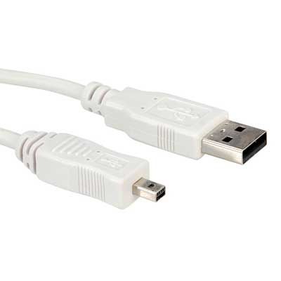 CABLE USB 2.0 1,8 M. A M/ FUJI MACHO BLANCO VALUE