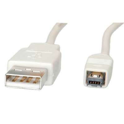 CABLE USB 2.0 1,8 M. A M/ MINI  HIROSE BLANCO VALUE