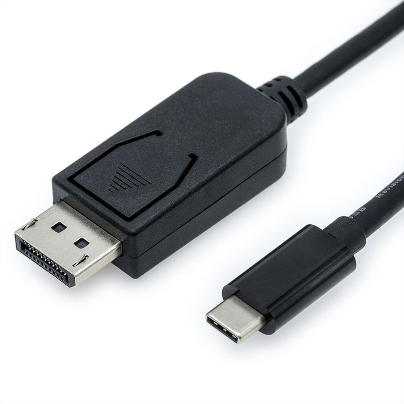 CABLE USB 3.1 TIPO C 1 M. TIPO C - DisplayPort , M/M, NEGRO VALUE