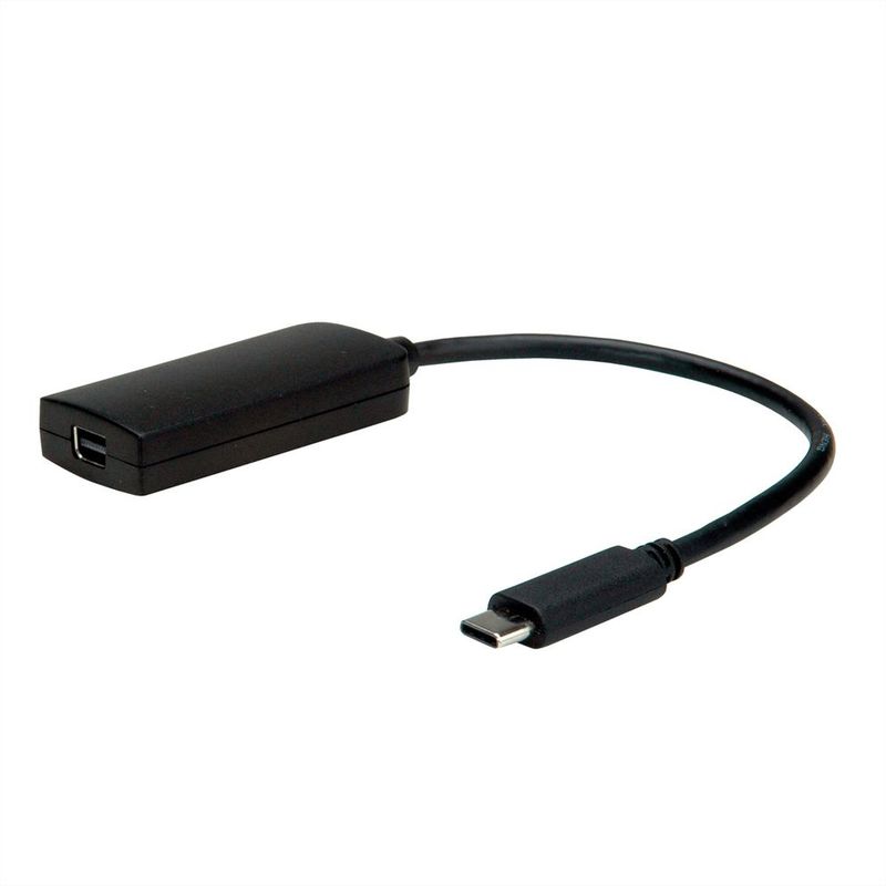 CONVERTIDOR USB3.1 C - MiniDP, M/H, 4K2K@60Hz NEGRO VALUE