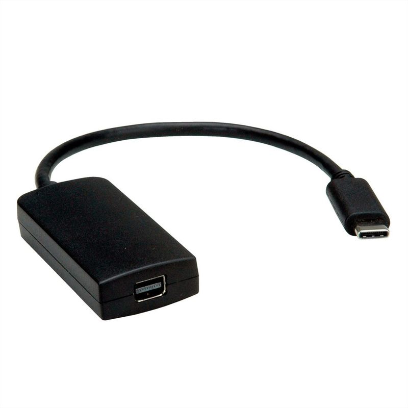 CONVERTIDOR USB3.1 C - MiniDP, M/H, 4K2K@60Hz NEGRO VALUE-gallery-2