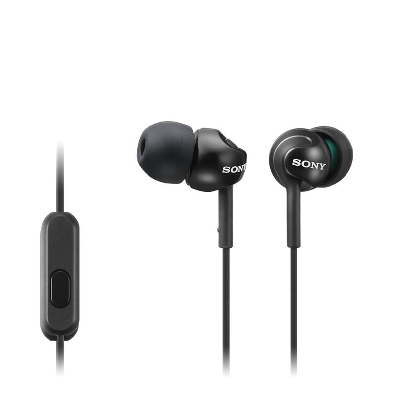 AURICULARES DE BOTON IN-EAR CON MICROFONO Y CONTROL REMOTO INTEGRADO NEGRO SONY