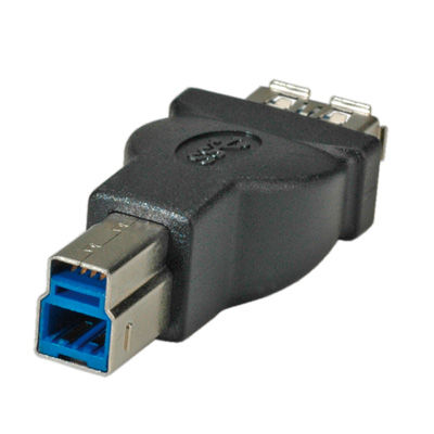 ADAPTADOR USB 3.0 A HEMBRA / B MACHO ROLINE