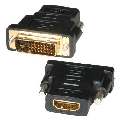Negro Rankie Adaptador HDMI a DVI 2 Unidades Convertidor de 1080P 