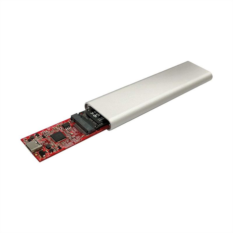 CAJA EXTERNA TIPO M.2 NVMe SSD CON  USB3.1 Gen 2 Type C