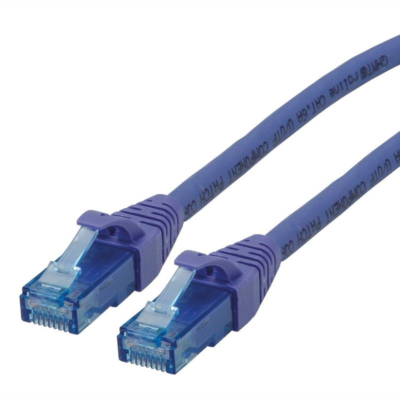 LATIGUILLO RJ45 2 M CAT.6A UTP COBRE LIBRE DE HALOGENO COMPONENT LEVEL PURPURA ROLINE