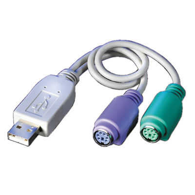CONVERTIDOR USB A PS2 TECLADO Y RATON VALUE