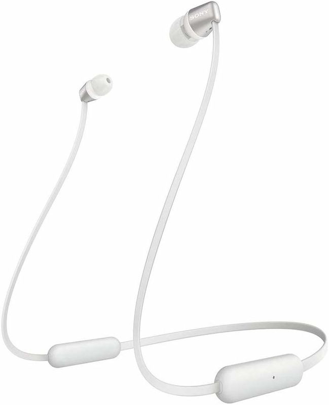 SONY  AURICULARES BLUETOOTH HASTA 15 HORAS CARGA RAPIDA  BLANCO METALICO