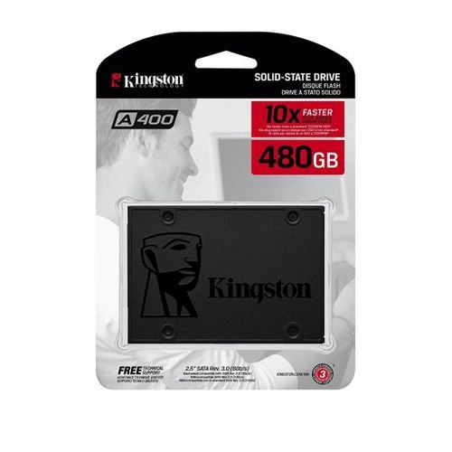 DISCO DURO INTERNO SOLIDO SSD KINGSTON A400 480GB - SATA III - 2.5" / ( CANON DIGITAL 1.50  INCL. )