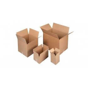 CAJA CARTON ONDULADO 40,0X30,0X20,0 CM CANAL SIMPLE PAQUETE 25 UDS