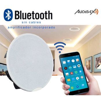 Audibax CM508L-BT Altavoces Techo Blancos Bluetooth empotrables Techo 2  Vías 2 x 20W 5,25\