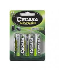 HR03-Recargable AAA  800 mAh BLISTER 4 UDS CEGASA