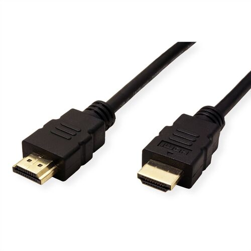 CABLE HDMI 2 M High Speed  + Ethernet, 3840 x 2160 @30Hz (4K, Full HD), flexible TPE, M/M, ROLINE