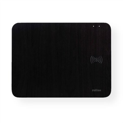 Alfombrilla de carga inalmbrica para telfonos inteligentes y ratones, 10W ROLINE