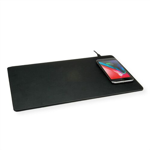 Alfombrilla de carga inalmbrica para telfonos inteligentes y ratones, 10W ROLINE