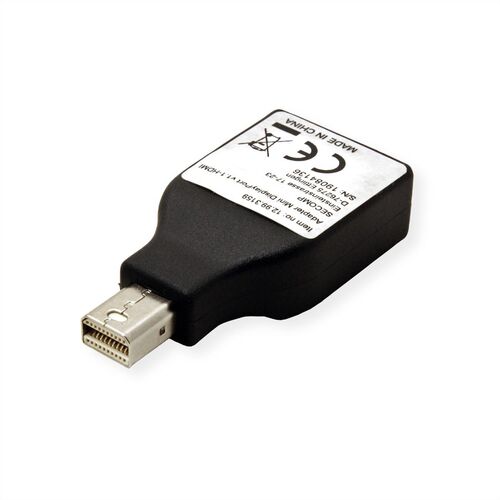 Adaptador Mini DP - HDMI, M/H, v1.1, 1080p@60Hz VALUE