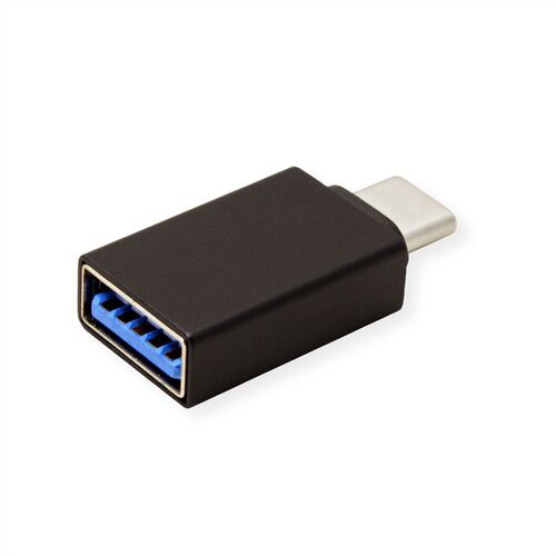 Convertidor USB3.2 Gen 1, A - TIPO C, H/M negro ROLINE(A108-0717 AISENS)