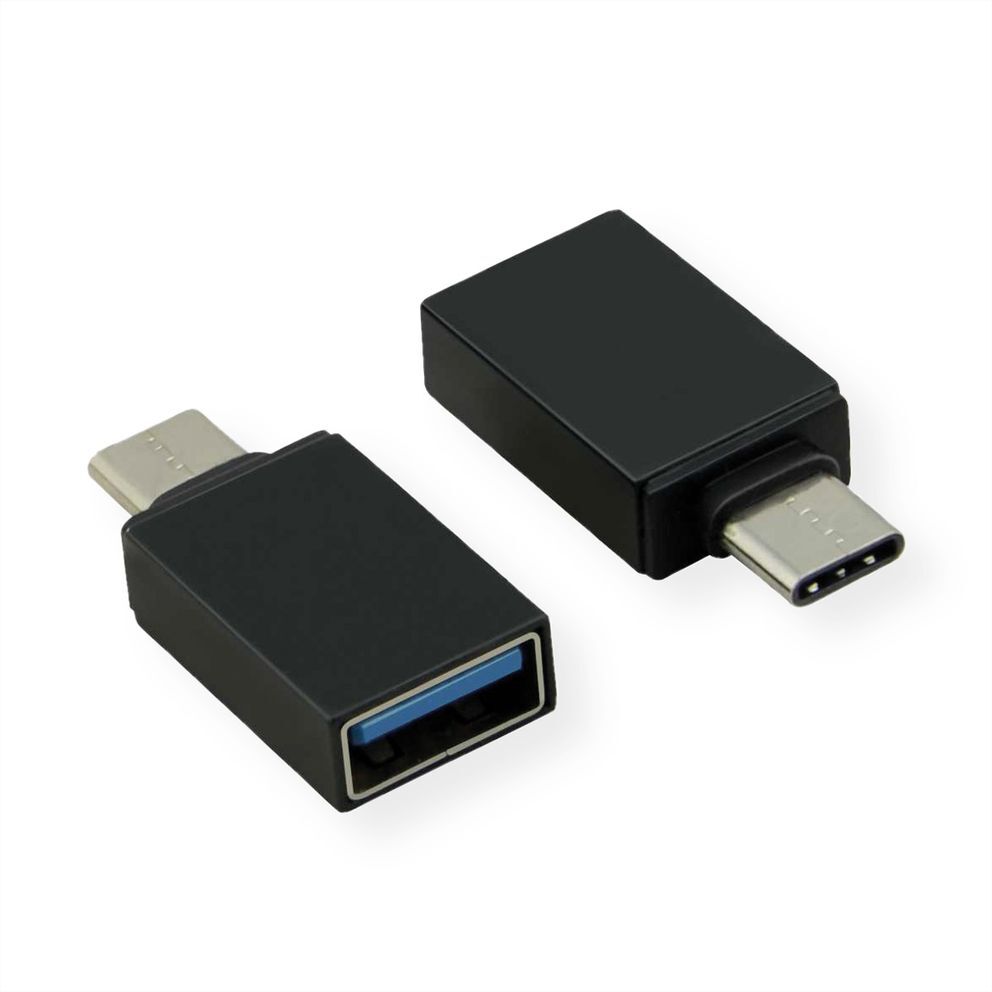 Convertidor USB3.2 Gen 1, A - TIPO C, H/M negro ROLINE(A108-0717 AISENS)