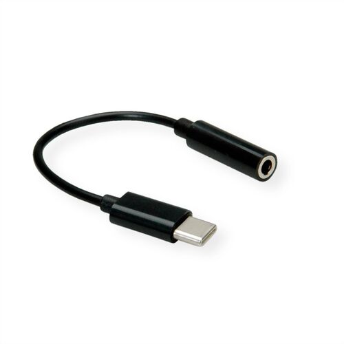 CONVERTIDOR USB TIPO C MACHO- AUDIO JACK 3,5 MM HEMBRA 0,13 M VALUE