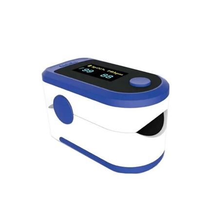 Oxmetro dedo, Pulsioximetro de dedo profesional porttil con pantalla LCD para mediciones de pulso (PR) y saturacin de oxgeno (SpO2)