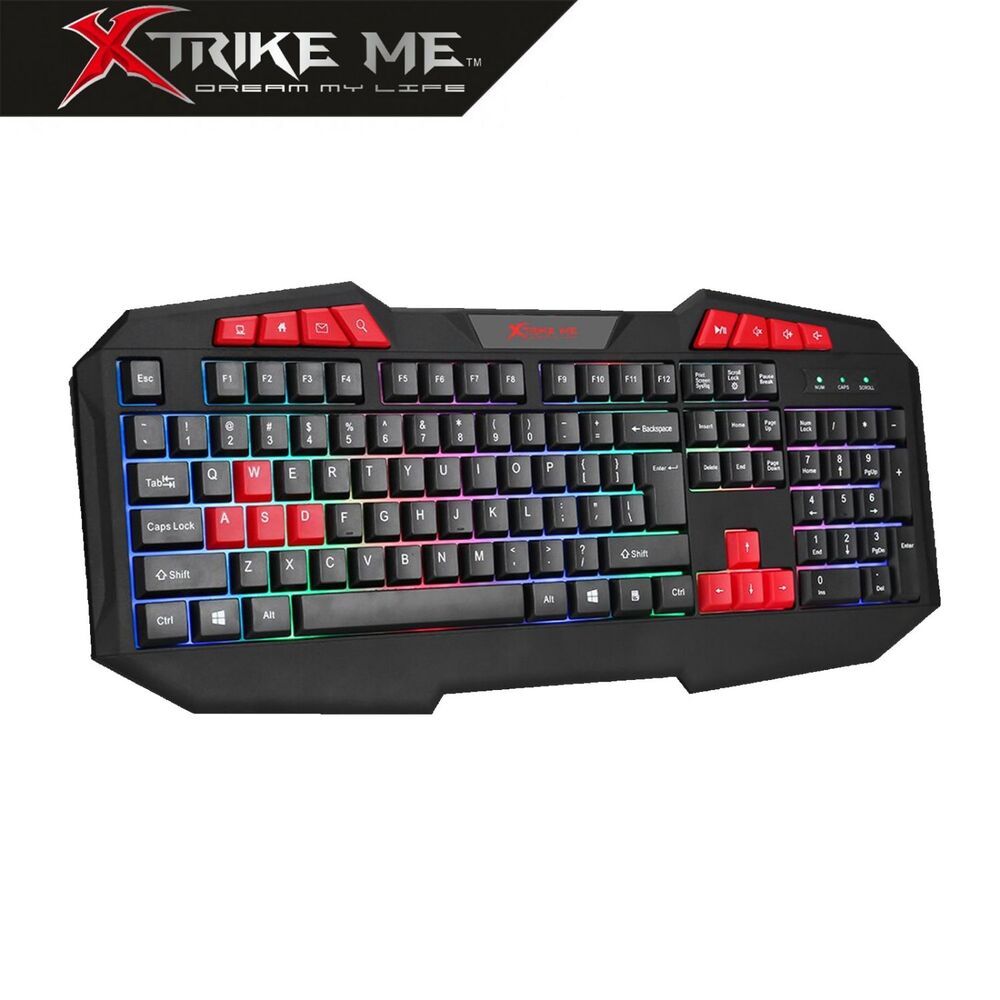 Kit Gaming Combo Teclado Ratón Retroiluminado XTRIKE ME