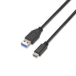 CABLE USB 3.1 GEN2 10 GBPS 3 A TIPO C M / A M 3 A. NEGRO 3 M