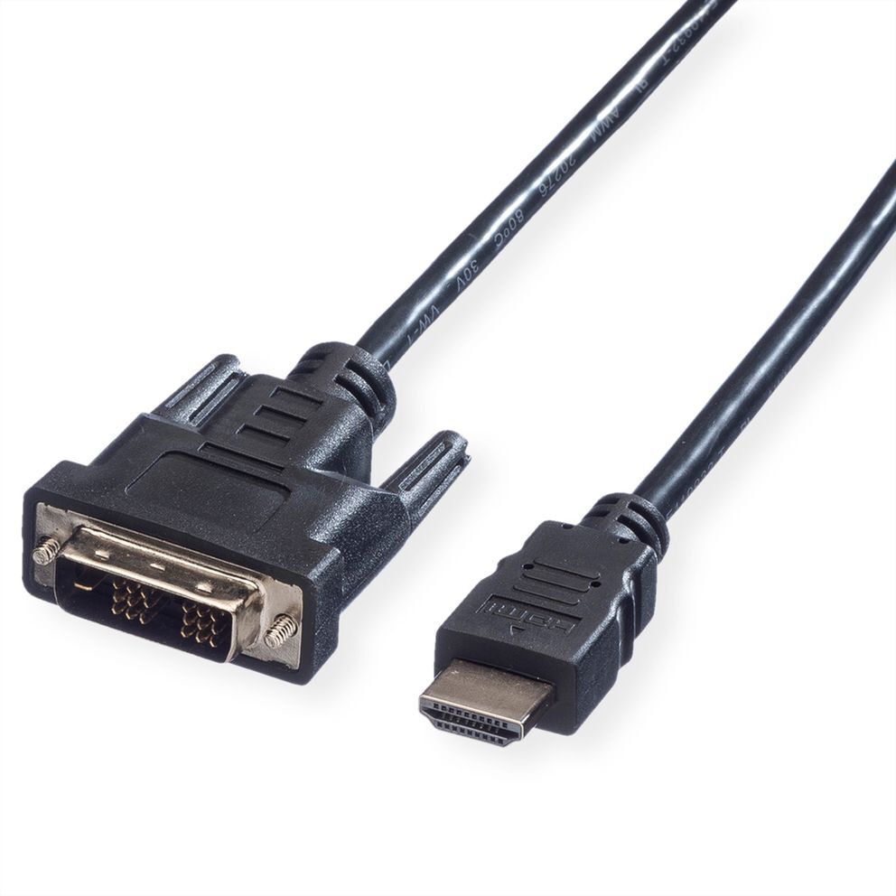 CABLE DVI/HDMI 1 M. DVI M (18+1)/HDMI M VALUE